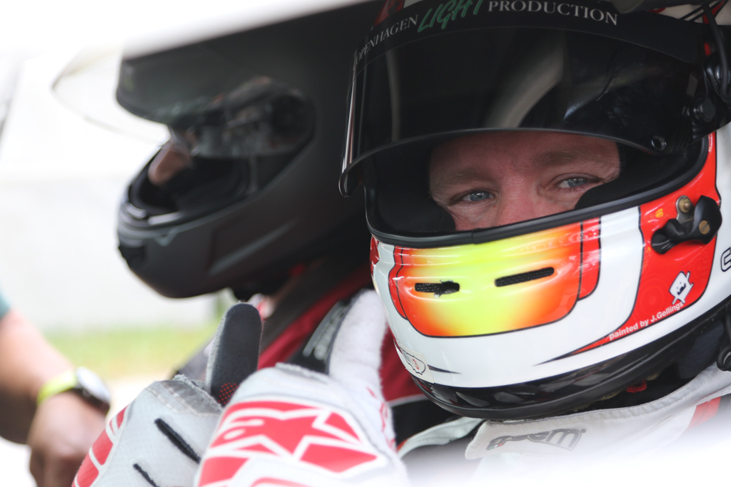 Race for Riget - Christoffer Nygaard i Aston Martin Vantage GT4.
(Foto: Motorsporten.dk)